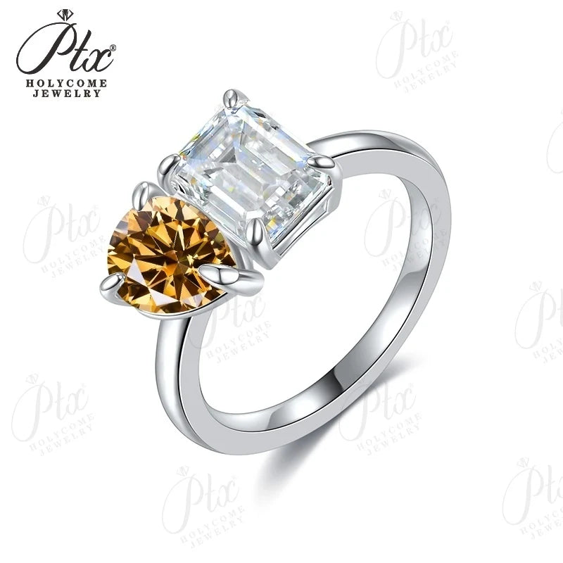 navy cultivated diamond promise rings